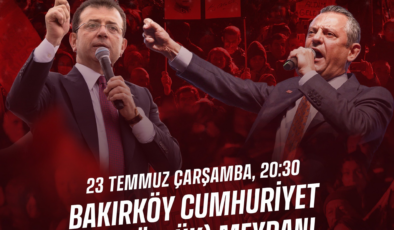 Belediye başkanı CHP'nin İstanbul'daki yeni miting adresini duyurdu