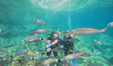 Marmaris’te dalış turizmi yerli turistle canlandı