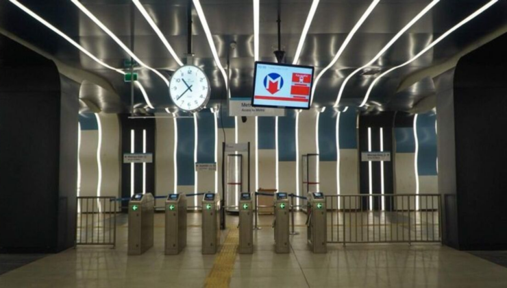 Bu metro istasyonları kapalı