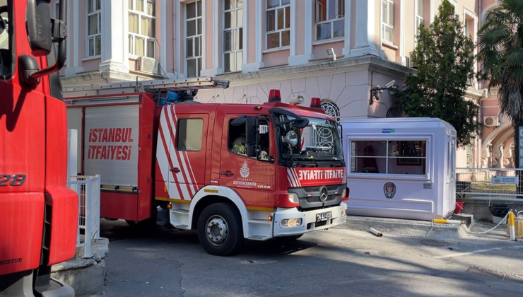 İstanbul'da hastanede yangın çıktı!
