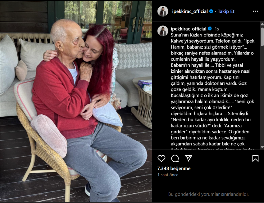 Büyük kavga bitti! İnan Kıraç ve kızı İpek Kıraç barıştı - Resim : 1