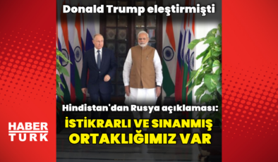 Hindistan'dan Rusya açıklaması