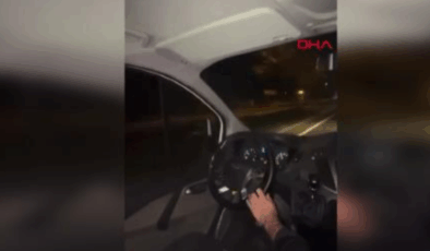 Aracını yan koltuktan kullanan maganda o anları paylaştı