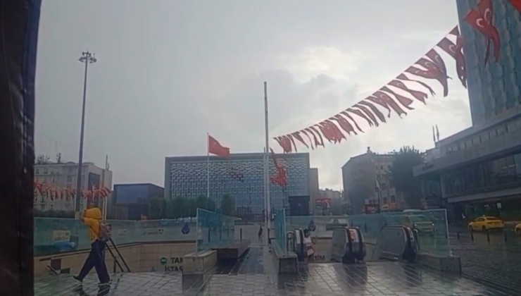 İstanbul'da yağmur sürprizi!