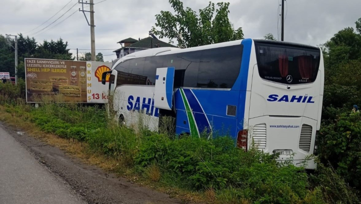 Samsun’da yolcu otobüsü kazası: 1 ölü, 1 yaralı