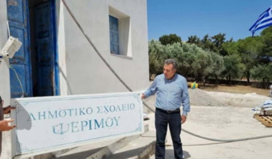 Yunan çivi dahi çakılmaması gereken adaya kent kurdu, şimdi de tek kişilik okul açıyor
