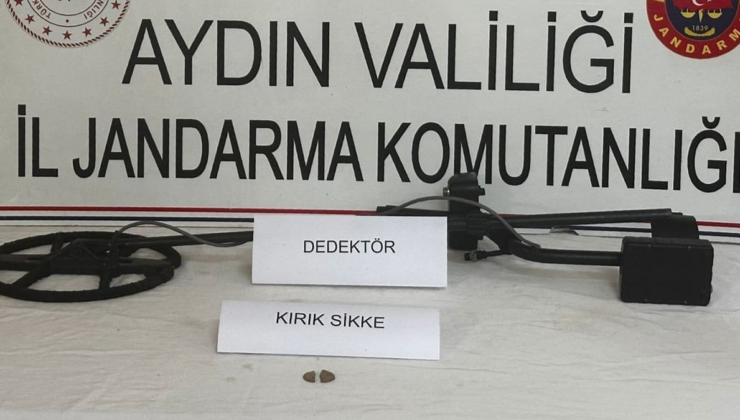Aydın'da kaçak kazı yapan 5 kişi suçüstü yakalandı
