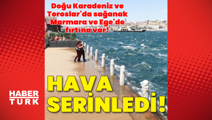 Kuvvetli rüzgar ve sağanak yağmur uyarısı!