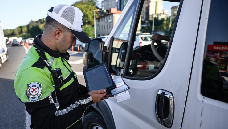 Trafik ekiplerince 2 milyon 845 bin 632 araç denetlendi