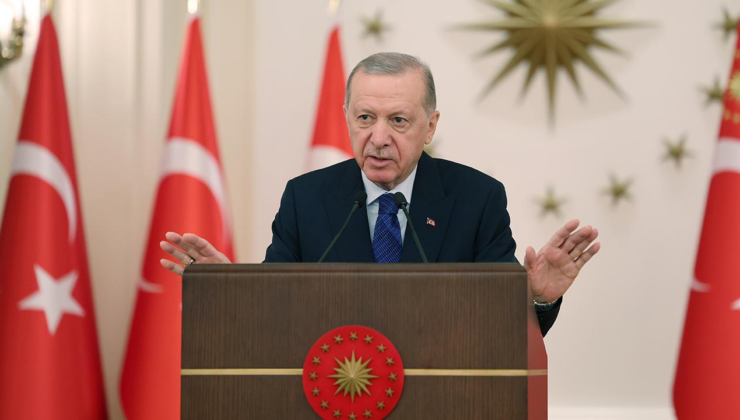 Cumhurbaşkanı Erdoğan konuşuyor