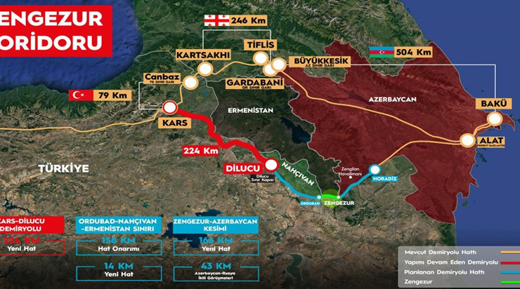 Kalyon İnşaat, Zengezur Koridoru’nun demiryolu ayağını hayata geçiriyor