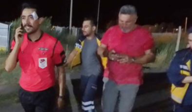 Kırmızı kart gösteren hakeme ölümüne dayak