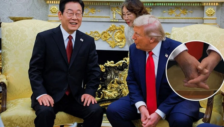 Herkes Trump'ın elindeki morlukları merak etmişti: Beyaz Saray'dan açıklama geldi