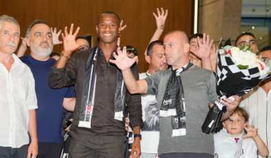 Beşiktaş'ın yeni transferi Djalo İstanbul'da