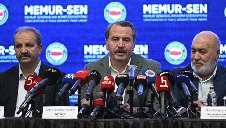 Memur-Sen Başkanı Yalçın: Hakem kurulu zamda adil karar yerine topu ekonomi yönetimine attı
