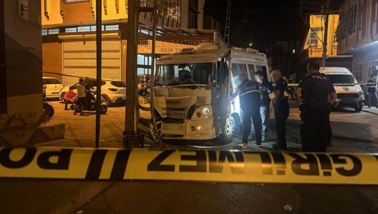 Dolmuşa silahlı saldırı; sürücü öldü