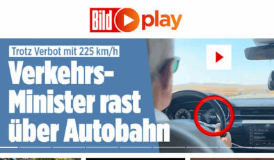 Bizim Bakan Bild'e haber oldu