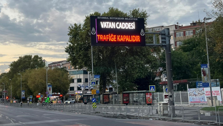 İstanbul'da 30 Ağustos Zafer Bayramı kutlamaları dolayısıyla bazı yollar trafiğe kapatılacak