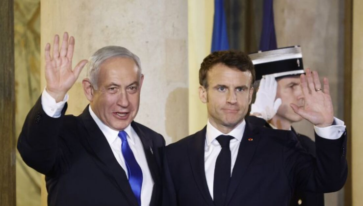 Macron'dan Netanyahu'ya mektup
