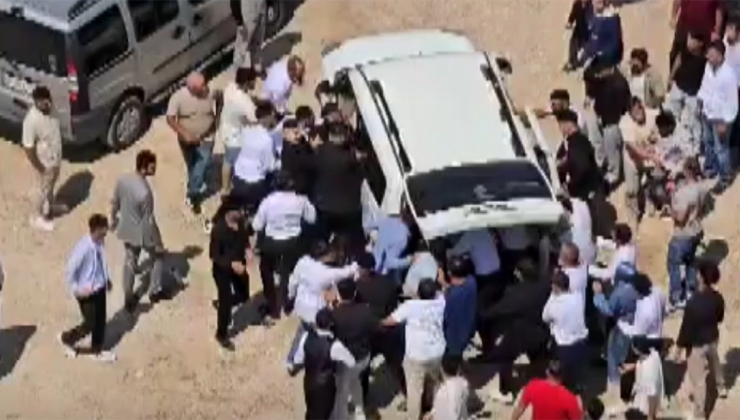 Düğünü birbirine kattı, gelen polise de saldırdı! O anlar kamerada