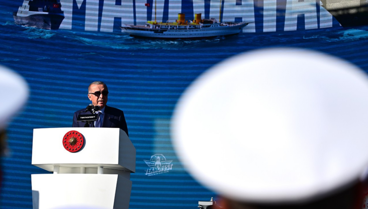 Erdoğan: TCG Anadolu'da İHA'lar ve zırhlı araçlarımız olacak