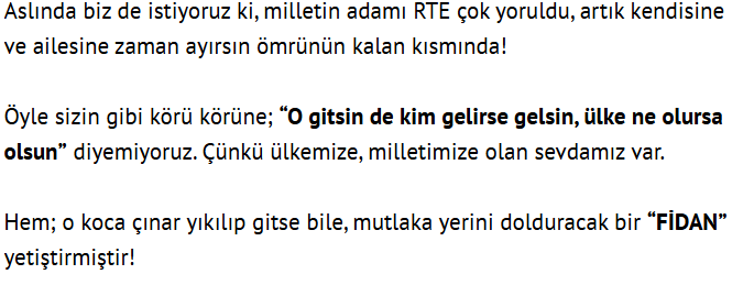 Yandaş yazar Hakan Fidan'ı istedi