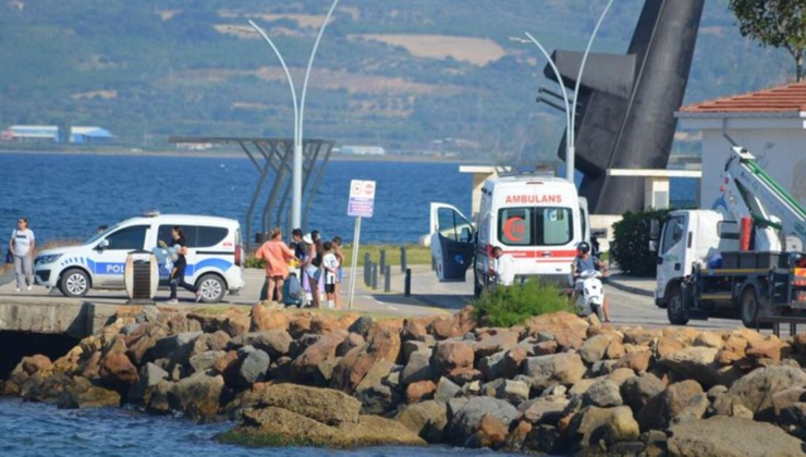 İskeleden düşen genç boğulma tehlikesi geçirdi
