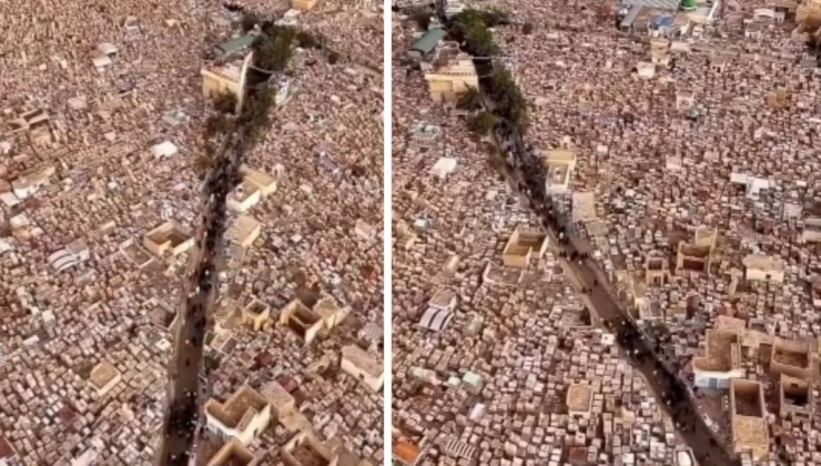 Gözleriniz sizi yanıltmasın burası şehir değil mezarlık: İşte dünyanın en büyük mezarlığı