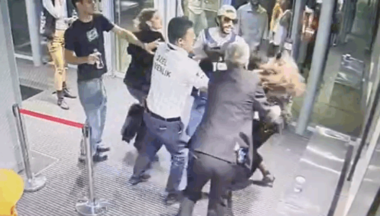 Ünlü rapçiler birbirine girdi! Lansman gecesinde yumruklar konuştu