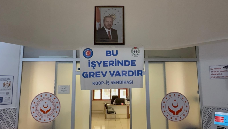 Koop-İş Sendikası Konya’da grev başlattı