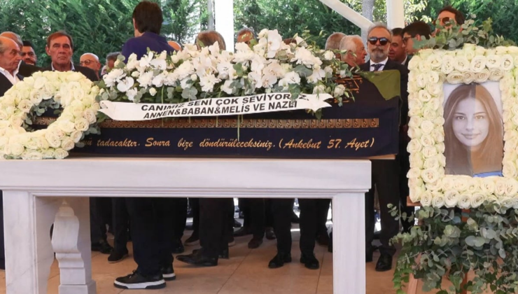 Ünlü iş insanının kızı son yolculuğuna uğurlandı
