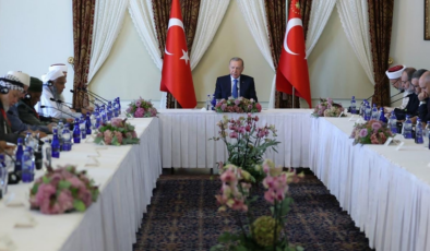 Cumhurbaşkanı Erdoğan, Dünya Müslüman Alimler Birliği heyetini kabul etti