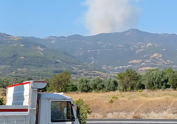 Denizli'de kontrol altına alınan yangın tekrar alevlendi!