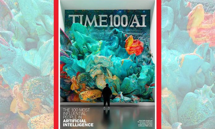 Sanatçı Refik Anadol, TIME100 AI kapağını tasarladı