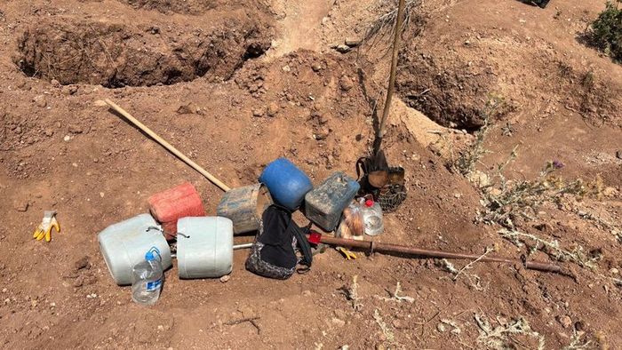 Kaçak kazıya dronla suçüstü: 4 gözaltı