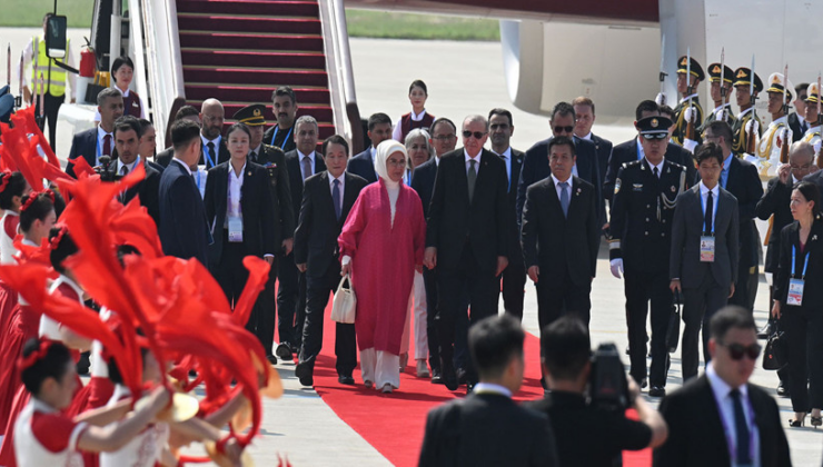 Cumhurbaşkanı Erdoğan, Şanghay zirvesi için Çin'de