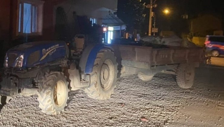 Bursa'da feci olay: Babasının kullandığı traktörün altında kaldı!