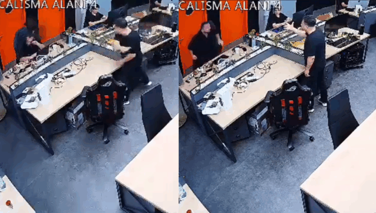 Şirkette mobbing, şiddete döndü: Video çıkınca patron özür diledi