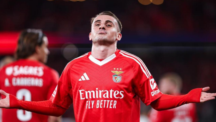 Kerem Aktürkoğlu, Benfica’ya veda etti