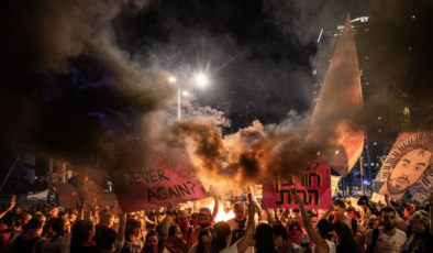 Tel Aviv'de protesto