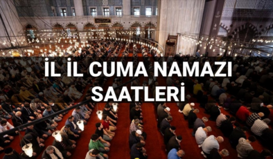 Cuma namazı vakitleri 11 Temmuz: Cuma namazı bugün saat kaçta kılınacak?