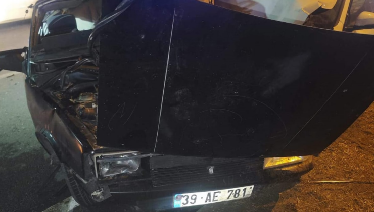 Kırklareli’nde feci kaza: 1 ölü, 3 yaralı