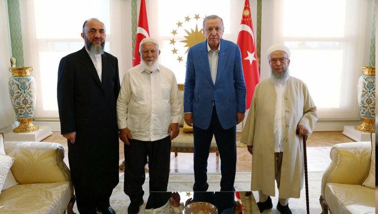 İsmailağa Cemaati'nden Cumhurbaşkanı Erdoğan'a ziyaret