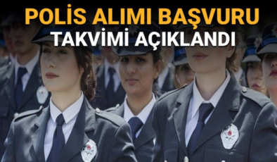 Polis alımı başvuruları için son gün ne zaman? (Polis alımı başvuru takvimi)