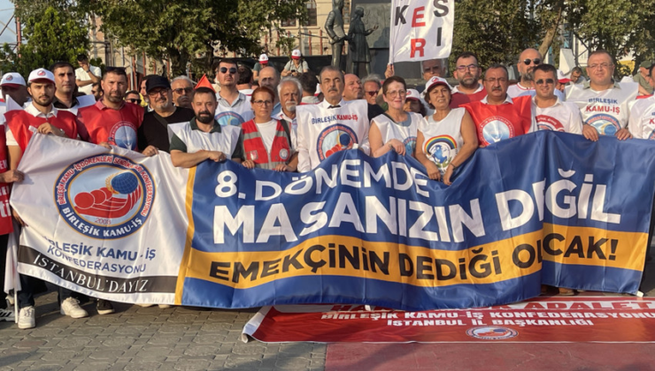 Birleşik Kamu-İş Konfederasyonu'ndan toplu sözleşme eylemi: Artık bıçak kemiğe dayandı