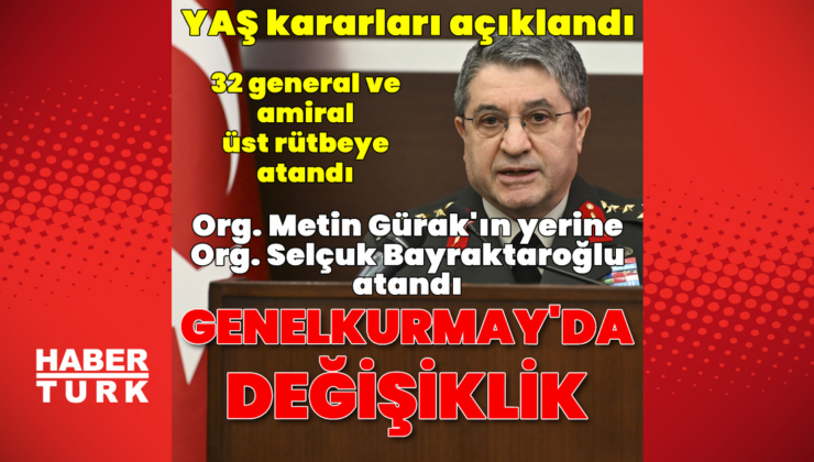YAŞ Toplantısı sona erdi