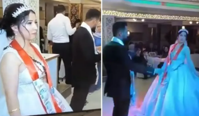 Düğününden görüntü paylaşan gelin isyan etti: Eşimin ailesi çok yobazmış