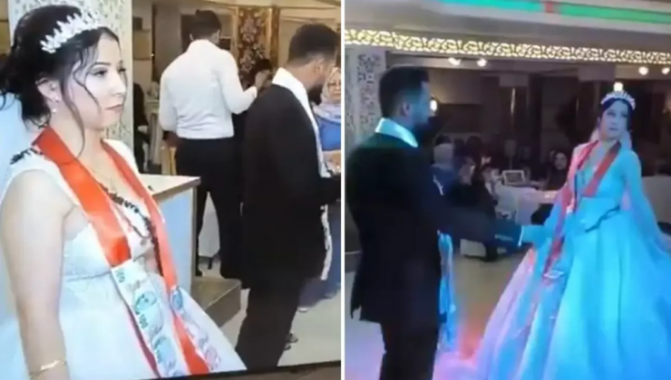 Düğününden görüntü paylaşan gelin isyan etti: Eşimin ailesi çok yobazmış