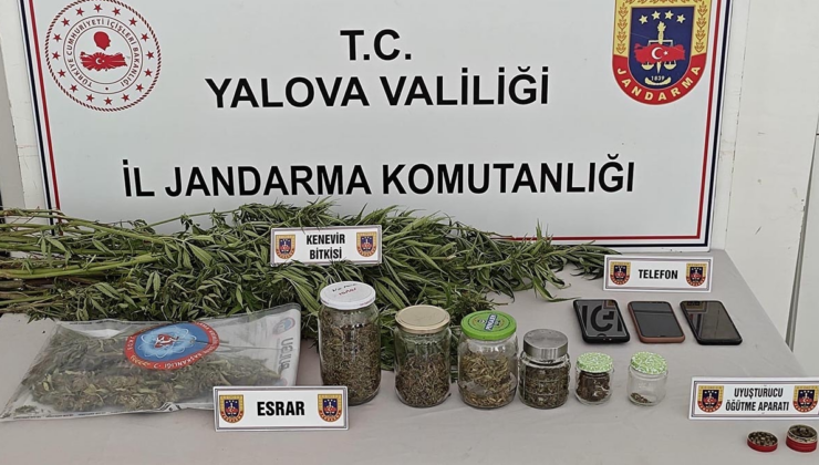Yalova Altınova’da uyuşturucu operasyonu