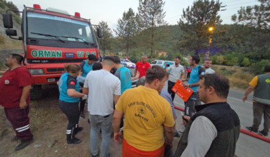 Karabük'teki yangına müdahale eden 2 işçi yaralandı